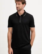 ARMANI EXCHANGE Памучна тениска с яка