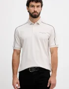 ARMANI EXCHANGE Памучна тениска с яка