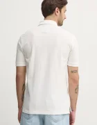 ARMANI EXCHANGE Памучна тениска с яка в бяло с изчистен дизайн XM000367 AF13022