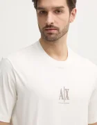 ARMANI EXCHANGE Памучна тениска в бяло с апликация XM000363 AF12308