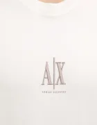ARMANI EXCHANGE Памучна тениска в бяло с апликация XM000363 AF12308