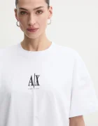 ARMANI EXCHANGE Памучна тениска в бяло XW001182 AF15085