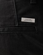 ARMANI EXCHANGE панталон чино мъжки от памук с еластан черен със стандартна талия XM003500 AF28321