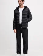 ARMANI EXCHANGE Пухено яке в черно преходен модел XM001577 AF16927