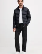 ARMANI EXCHANGE Пухено яке в черно преходен модел XM001919 AF16927