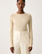 ARMANI EXCHANGE пуловер дамски с вискоза бежов XW002895 AF26001