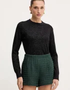 ARMANI EXCHANGE Пуловер с вълна в черно от лека материя XW001164 AF16181