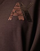 ARMANI EXCHANGE разкроена рокля с вискоза кафява XW002398 AF13397