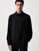 ARMANI EXCHANGE риза мъжка от вискоза тъмносиня XM003006 AF13235