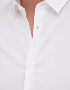 ARMANI EXCHANGE Риза мъжка в бяло с кройка по тялото класическа яка 8NZC31 ZN28Z NOS