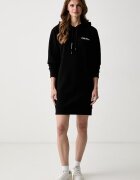 ARMANI EXCHANGE рокля от памук черна XW001453 AF10830