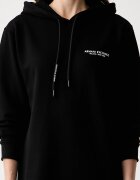 ARMANI EXCHANGE рокля от памук черна XW001453 AF10830