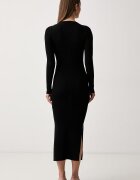 ARMANI EXCHANGE рокля тип пуловер с вискоза черна XW002628 AF10352