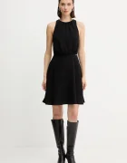ARMANI EXCHANGE Рокля в черно къса разкроена XW001248 AF16151