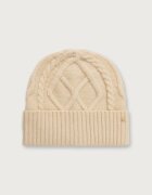 ARMANI EXCHANGE шапка беан дамска с вълна бежова XW003010 AF25938