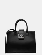ARMANI EXCHANGE шопинг чанта дамска от имитация на кожа черна XW000305 AF12039