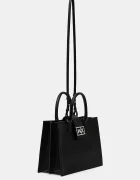 ARMANI EXCHANGE шопинг чанта дамска от имитация на кожа черна XW000305 AF12039