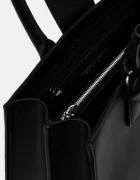 ARMANI EXCHANGE шопинг чанта дамска от имитация на кожа черна XW000305 AF12039