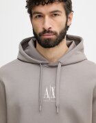 ARMANI EXCHANGE суичър с качулка мъжки с памук кафяв XM000369 AF10818