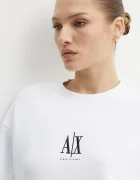 ARMANI EXCHANGE Суичър в бяло с апликация XW000821 AF10818