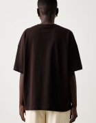ARMANI EXCHANGE тениска дамска от памук кафява XW001182 AF15085