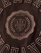 ARMANI EXCHANGE тениска дамска от памук кафява XW002959 AF15085