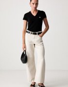 ARMANI EXCHANGE тениска дамска от памук с еластан черна XW002765 AF16294