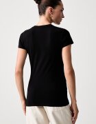 ARMANI EXCHANGE тениска дамска от памук с еластан черна XW002765 AF16294