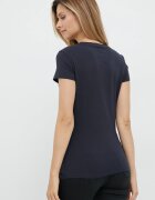 ARMANI EXCHANGE тениска дамска от памук тъмносиня 8NYTDL YJ73Z