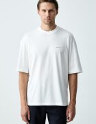 ARMANI EXCHANGE тениска мъжка от памук бяла XM003559 AF10358