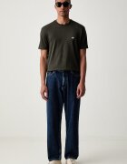ARMANI EXCHANGE тениска мъжка от памук зелена XM001568 AF10358