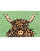 Artsy Doormats Изтривалка Highland Cow Door