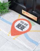 Artsy Doormats Изтривалка You Are Here 70 x 40 cm