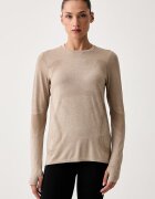 Asics блуза с дълги ръкави за трениране дамска ROAD SEAMLESS LS TOP кафява 2012D290.200