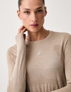 Asics блуза с дълги ръкави за трениране дамска ROAD SEAMLESS LS TOP кафява 2012D290.200