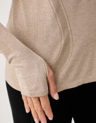 Asics блуза с дълги ръкави за трениране дамска ROAD SEAMLESS LS TOP кафява 2012D290.200