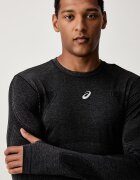 Asics блуза с дълги ръкави за трениране мъжка ROAD SEAMLESS LS TOP черна 2011D356.001