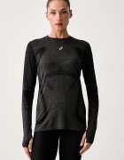 Asics блуза с дълги ръкави за трениране ROAD SEAMLESS LS TOP сива 2012D290.001