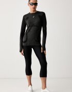 Asics блуза с дълги ръкави за трениране ROAD SEAMLESS LS TOP сива 2012D290.001