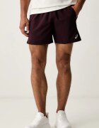 Asics спортен къс панталон мъжки ROAD 5IN SHORT бордо със стандартна талия 2011D247.600