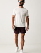 Asics спортен къс панталон мъжки ROAD 5IN SHORT бордо със стандартна талия 2011D247.600