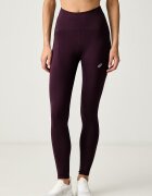 Asics спортен клин дамски ROAD HIGH WAIST TIGHT виолетов със стандартна талия 2012C968.500