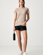 Asics тениска за трениране дамска ROAD SEAMLESS SS TOP бежова 2012D292.200