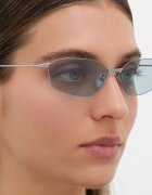 Balenciaga слънчеви очила сребърни BB0412S