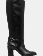 Bally Кожени ботуши ENILDA 75 в черно с дебел ток WB750A
