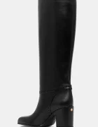 Bally Кожени ботуши ENILDA 75 в черно с дебел ток WB750A