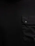 Barbour Блуза с дълги ръкави в черно с изчистен дизайн MTS1542