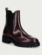 Barbour боти челси дамски от кожа Fawne бордо LFO0813RE91