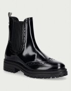 Barbour боти челси дамски от кожа Fawne черни LFO0813BK71