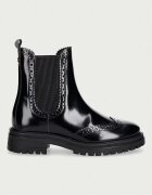 Barbour боти челси дамски от кожа Fawne черни LFO0813BK71